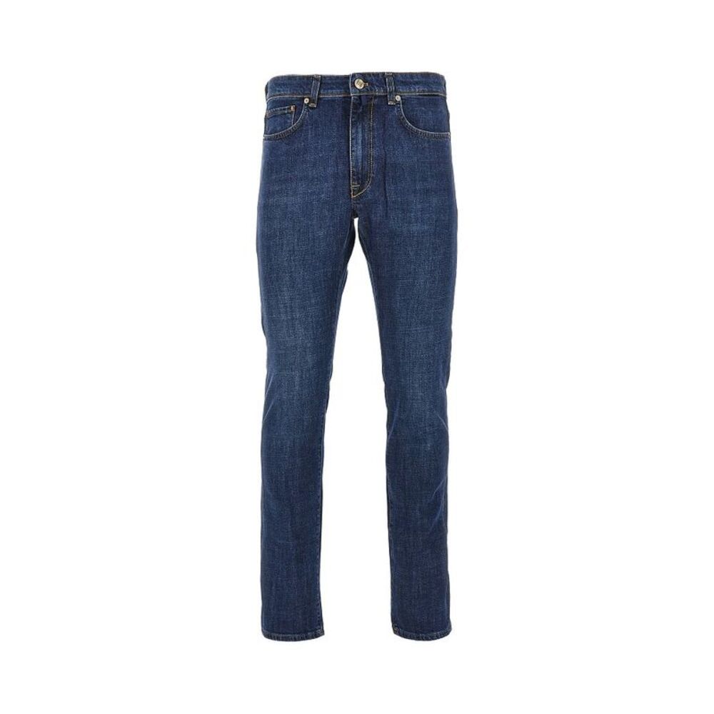 Incotex Men Stretch Denim Slim Fit Jeans